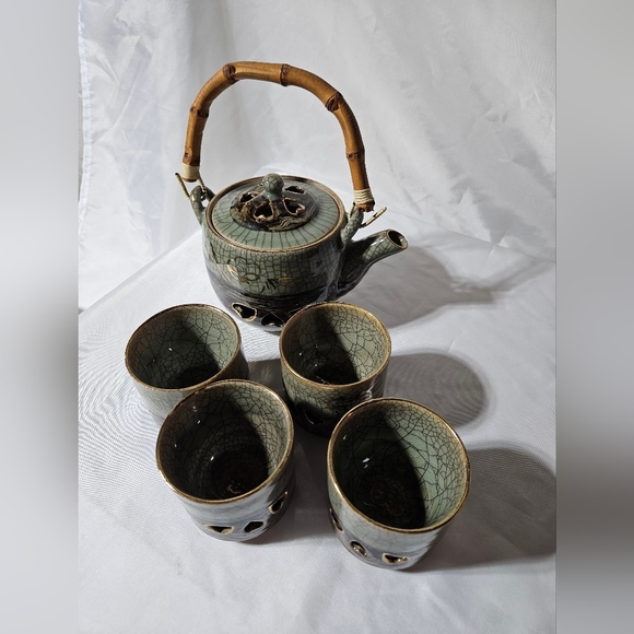 Otagiri Other - Vintage 1940's Otagiri Somayaki (Somaware) Japanese Tea Set
